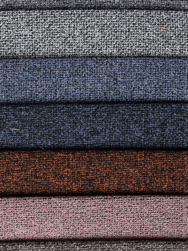 Mandalay kanepe dokuma iki renkli polyester keten kumaşlar