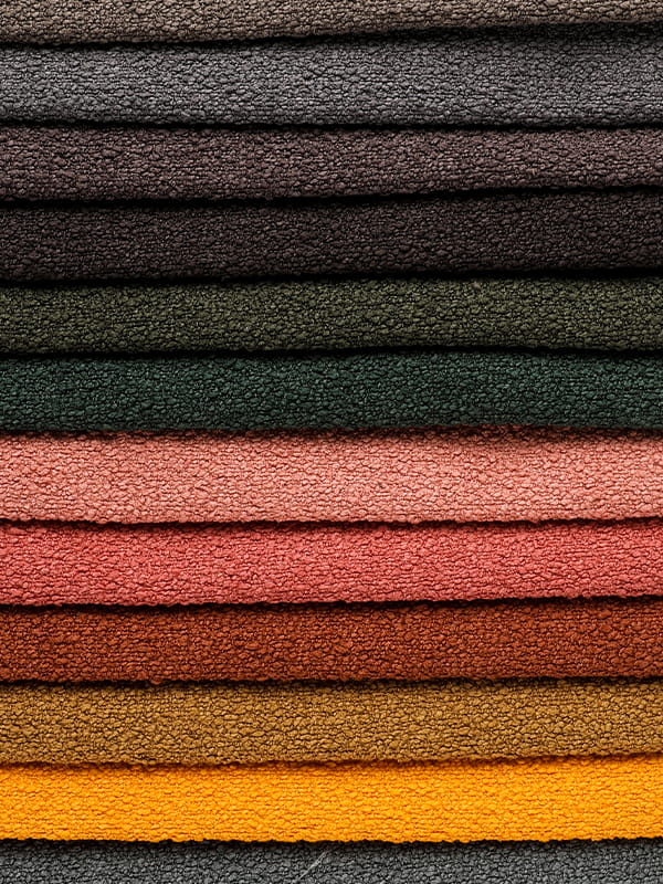 Hanımeli döngü iplik polyester ve keten kanepe kumaşları